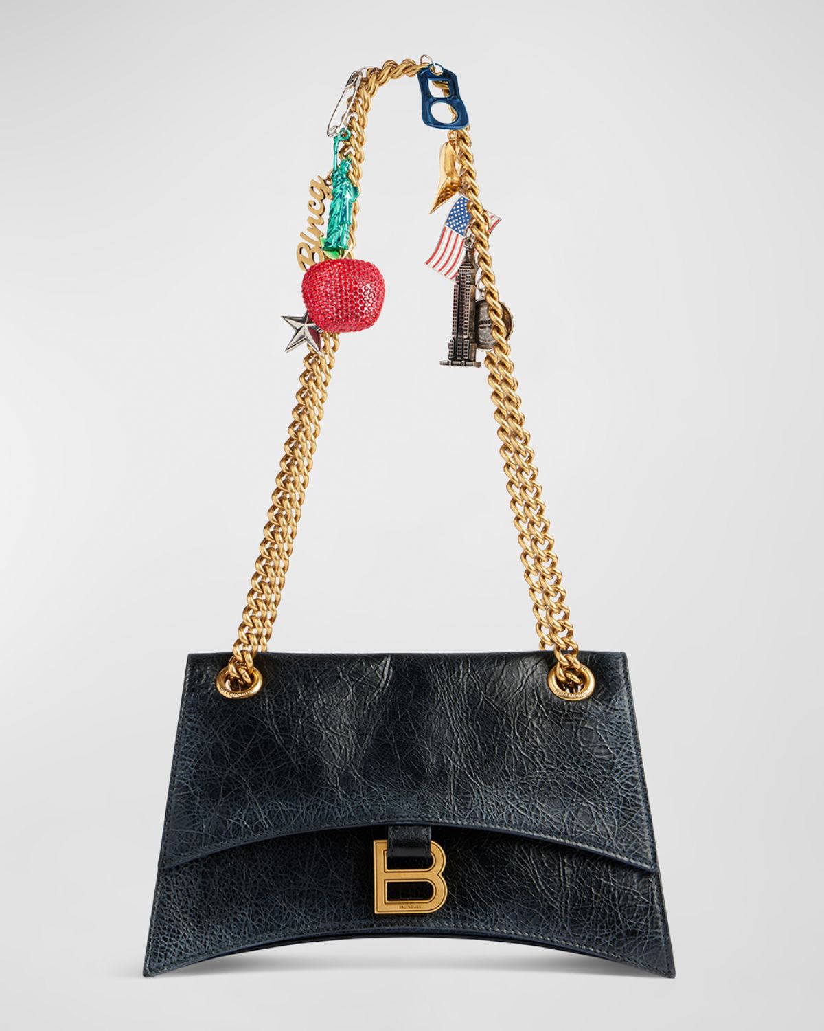 Balenciaga Crush Small Souvenirs Chain Shoulder Bag