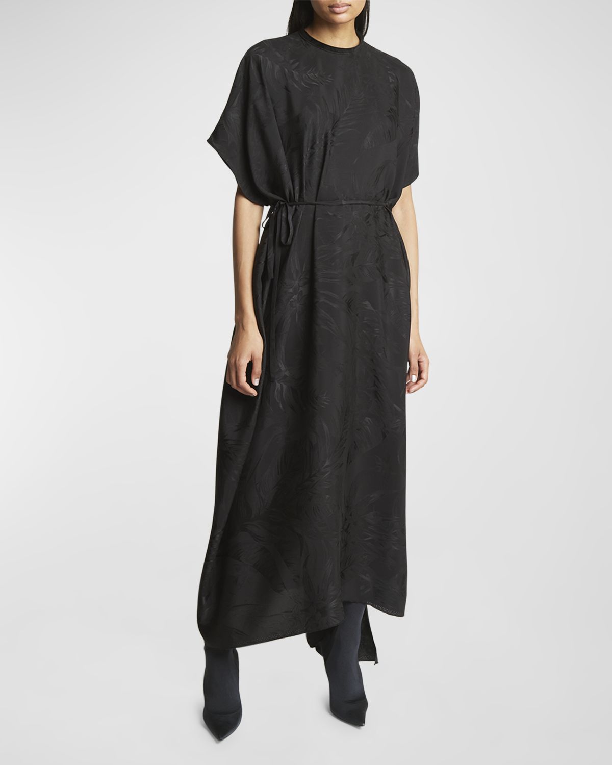 Balenciaga Tropical Flowers Easy Maxi Dress