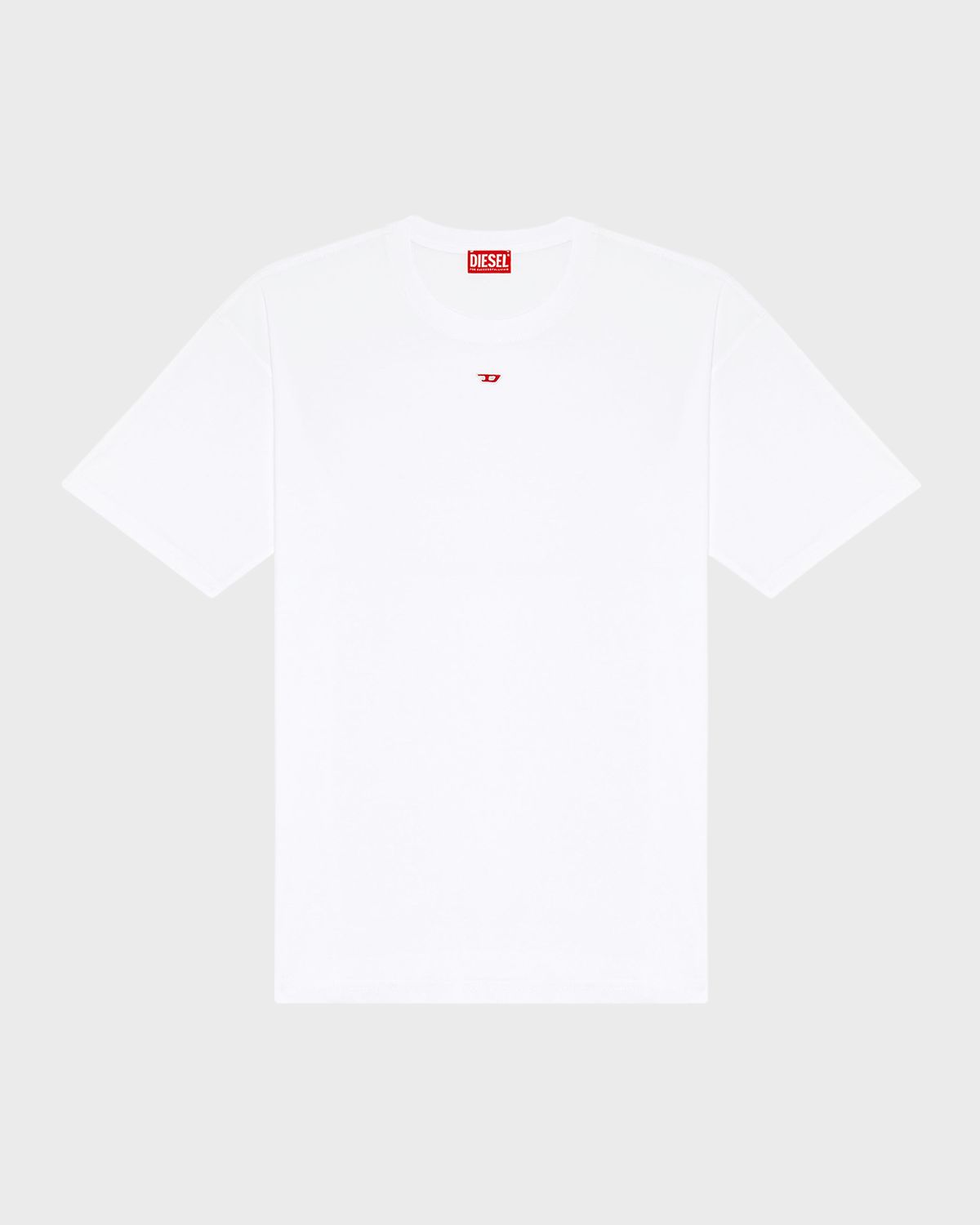 Diesel Men 's T-Shirt with Embroidered D Patch
