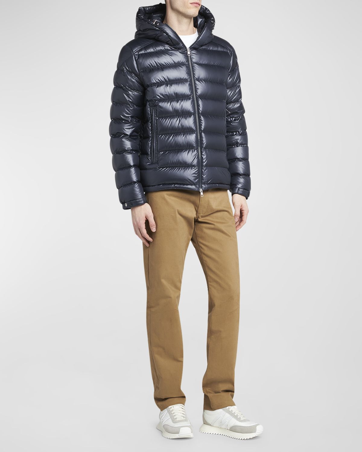 Moncler Men 's Besines Hooded Down Jacket