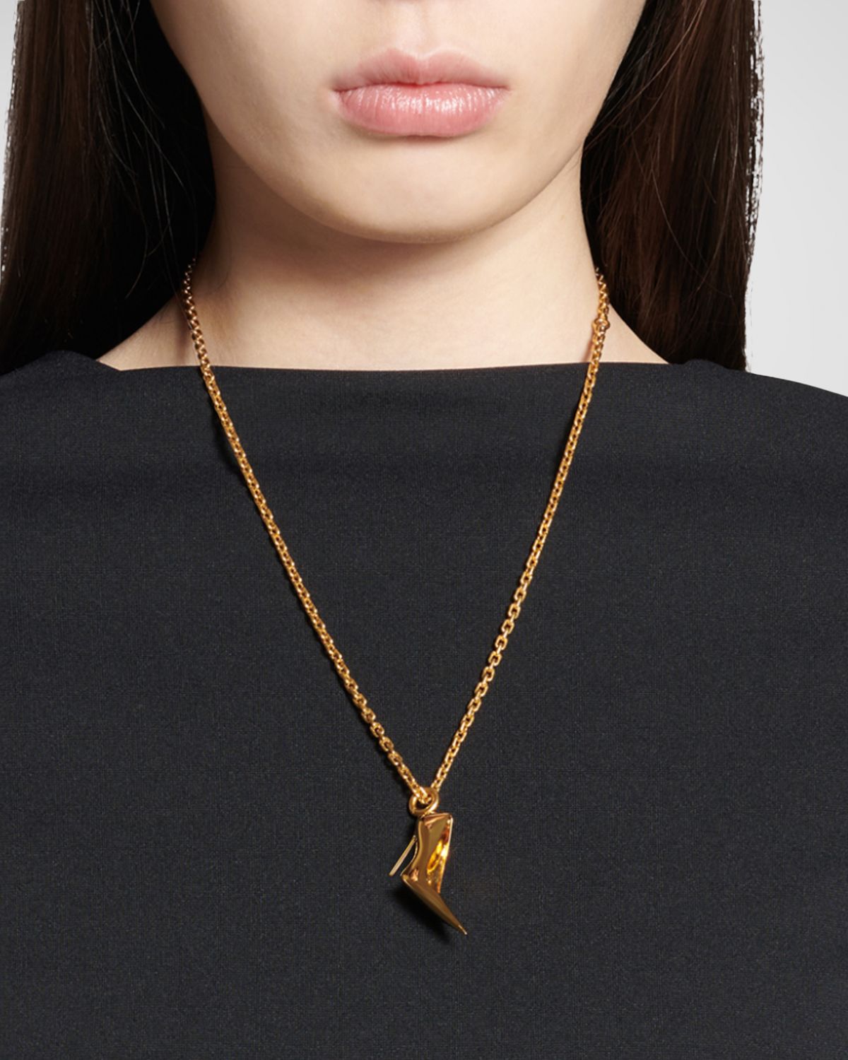 Balenciaga Keyholder Thin Honey Necklace