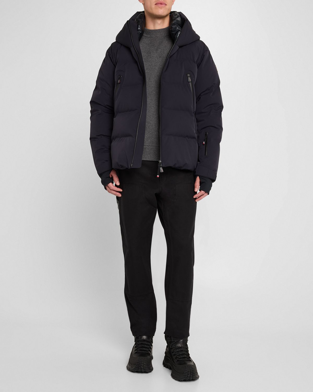 Moncler Grenoble Men 's Fellberg Hooded Down Ski Jacket