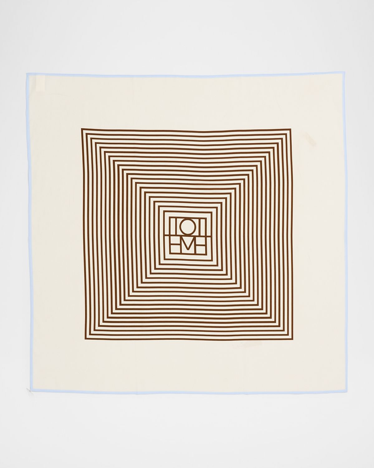 Toteme Centered Monogram Silk Square Scarf | Thumbnail 5