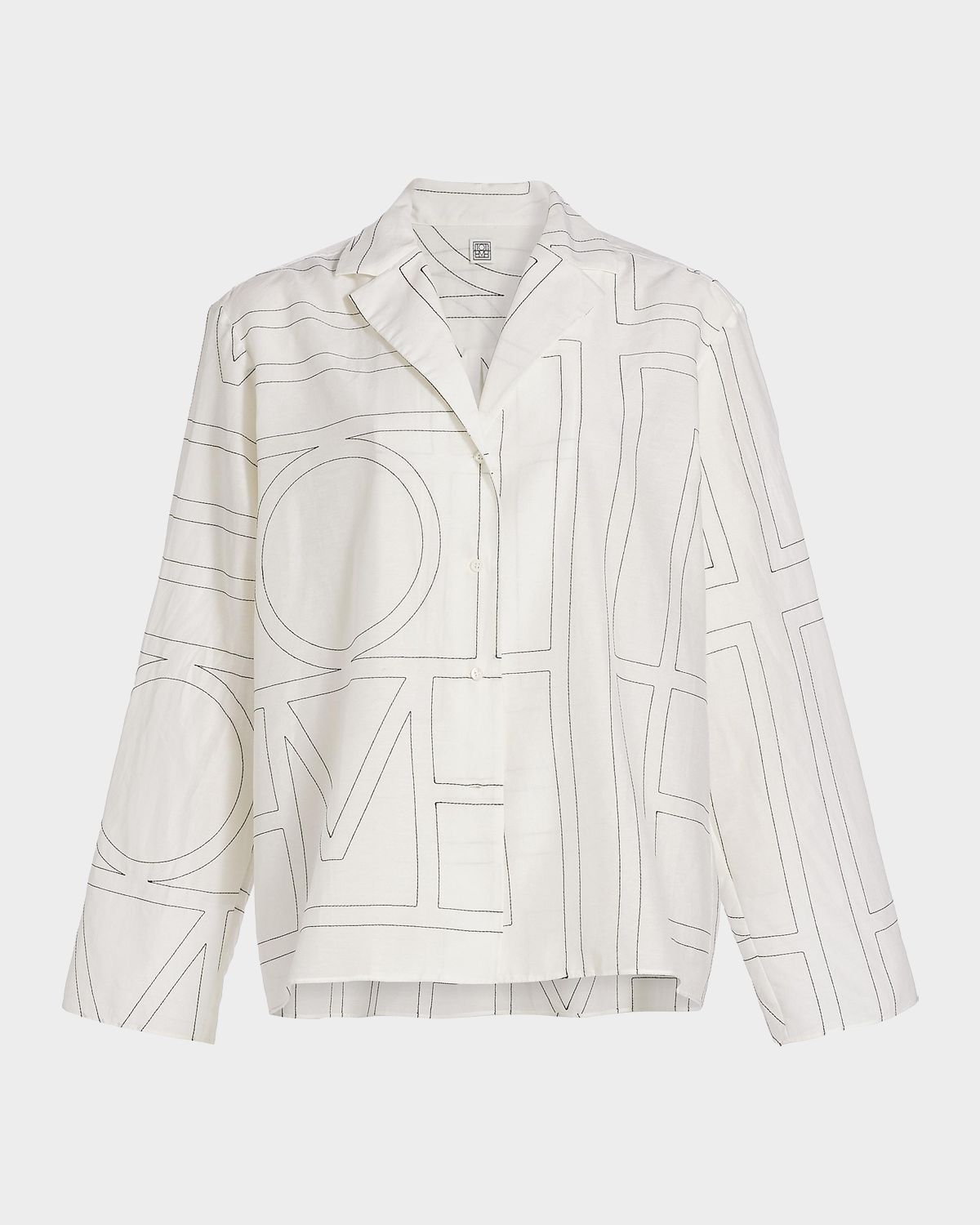 Toteme Monogram Cotton PJ Top