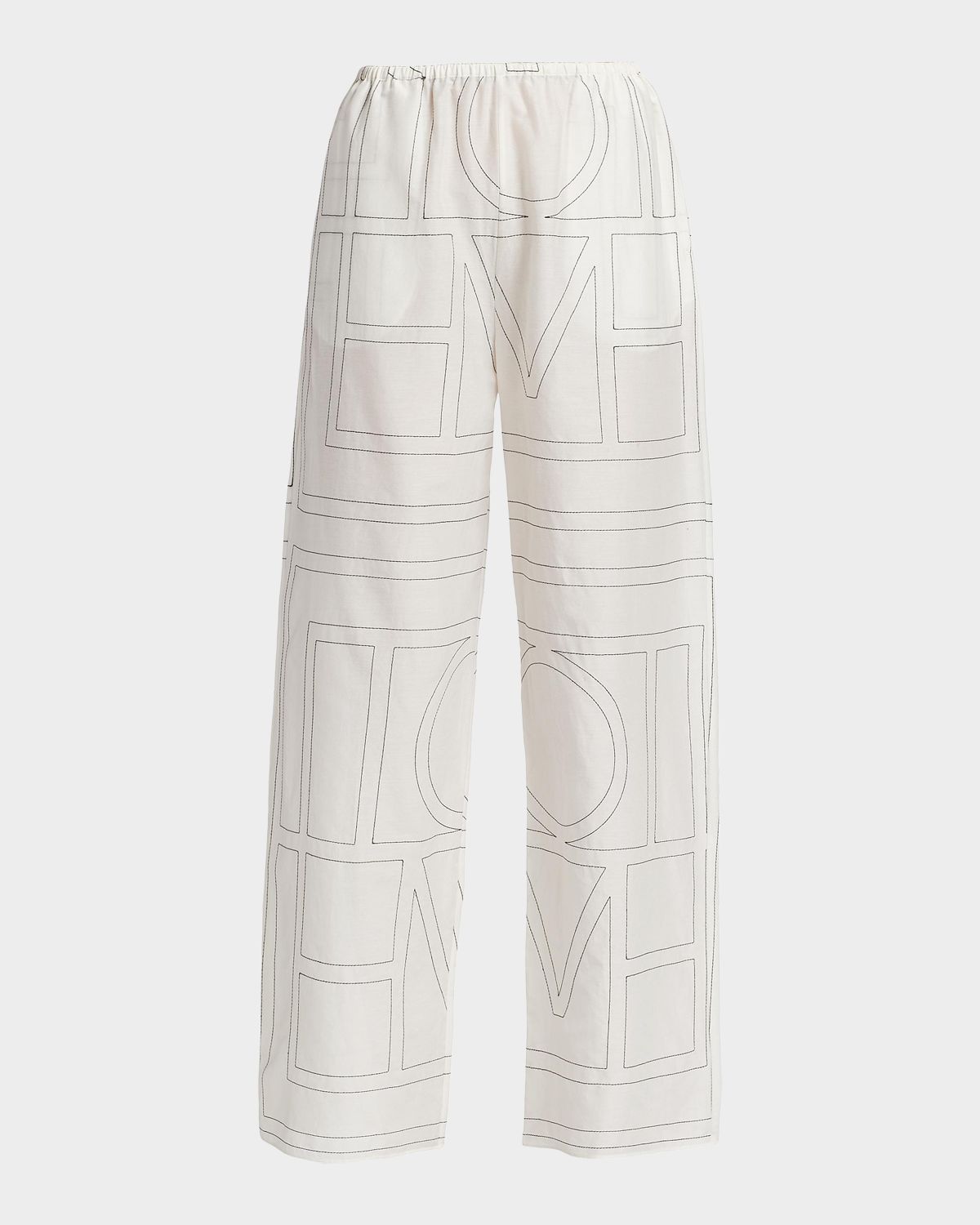 Toteme Monogram Cotton PJ Bottoms | Thumbnail 8 Toteme Monogram Cotton PJ Bottoms | Thumbnail 8