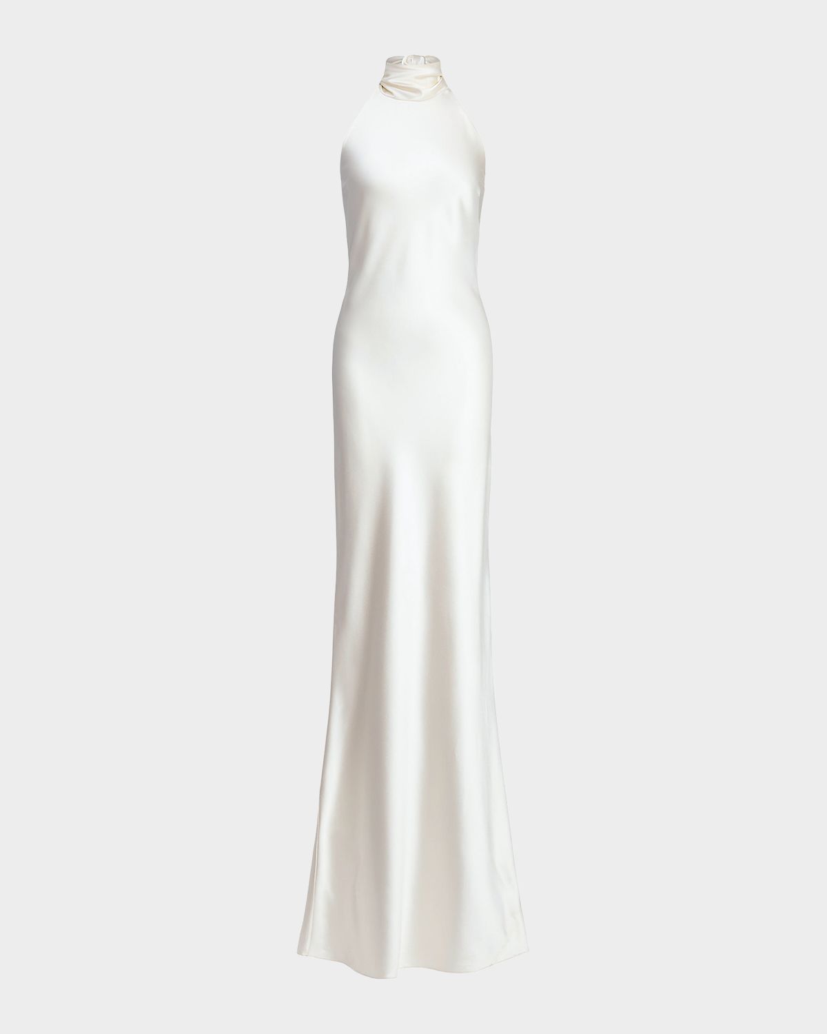 Ralph Lauren Collection Chilton Stretch Satin Evening Dress | Thumbnail 8