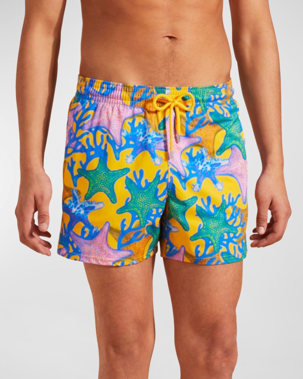 Vilebrequin Men 's Glowed Star Swim Shorts