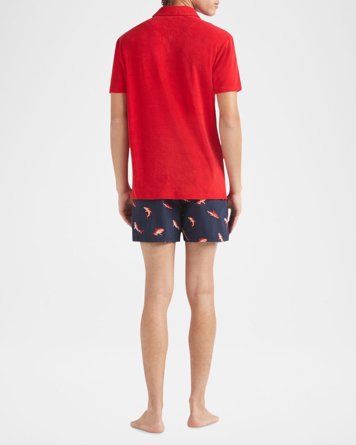 Vilebrequin Men 's Organic Terry Polo Shirt