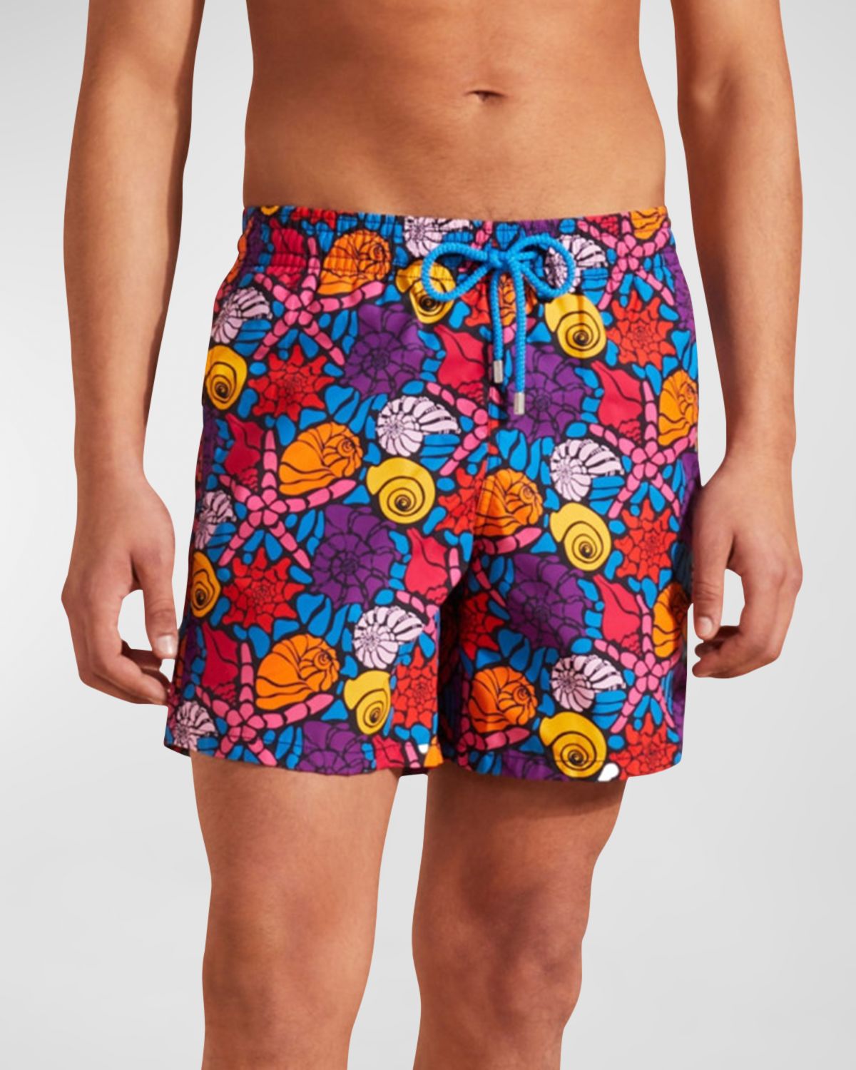 Vilebrequin Men 's Noumea Sea Shell Swim Shorts
