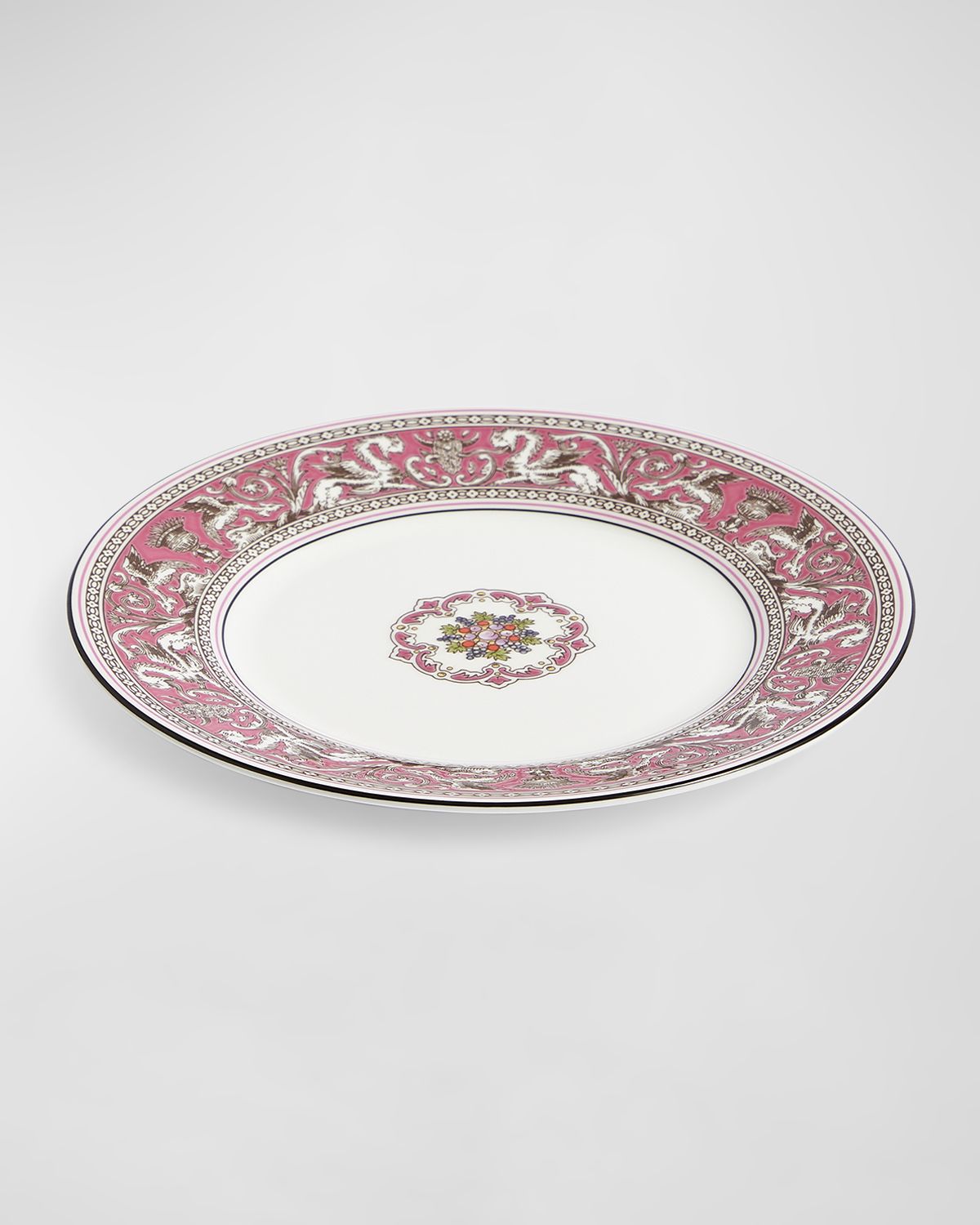 Wedgwood Florentine Fuchsia Plate, 8.1"