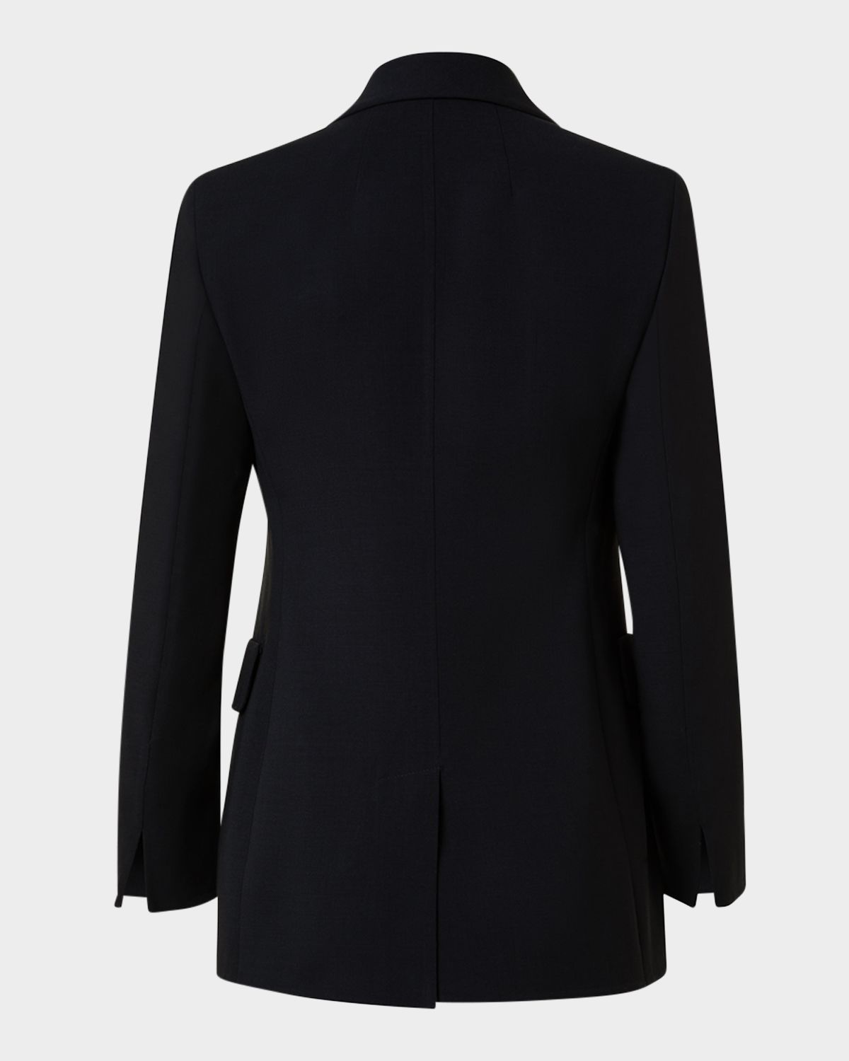 Akris Lucia Wool Double-Breasted Jacket