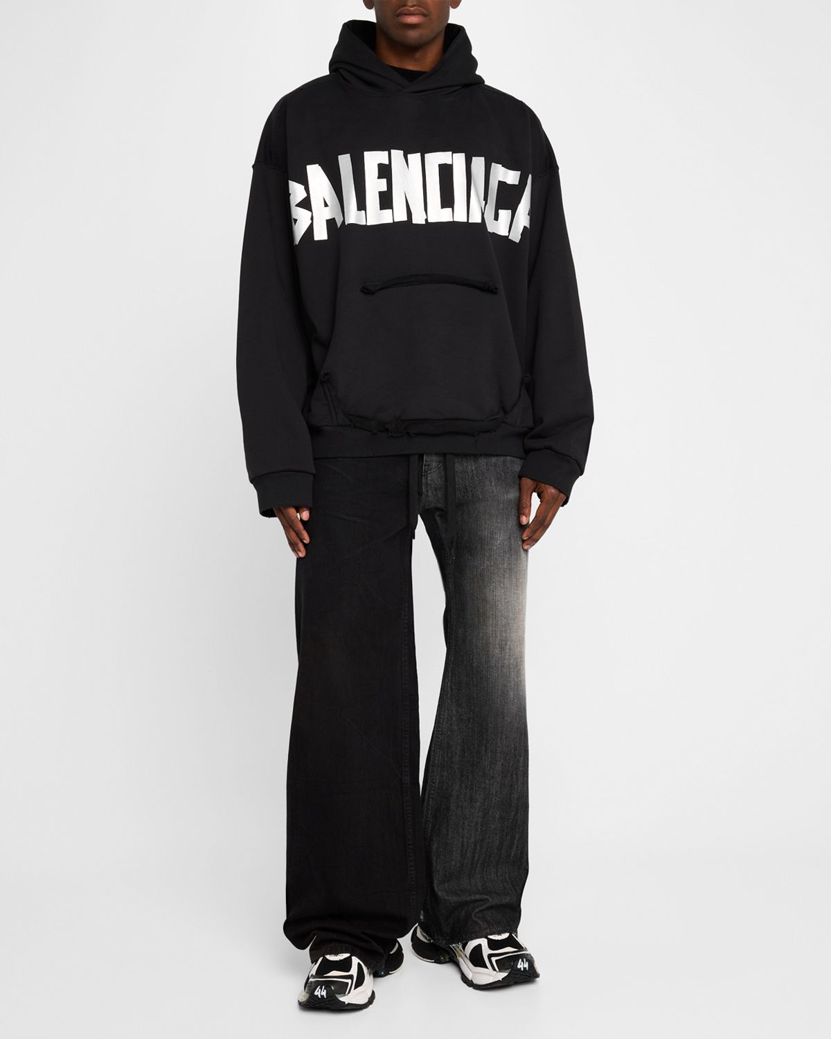 Balenciaga Men 's Fifty Fifty Jeans