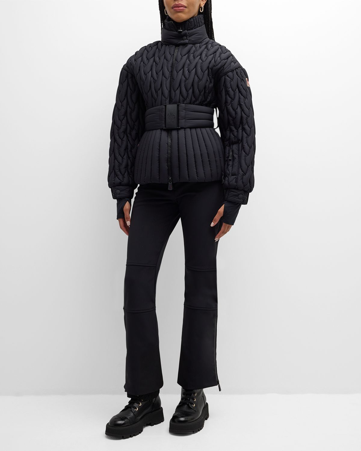 Moncler Grenoble Stretch Fitted Ski Trousers