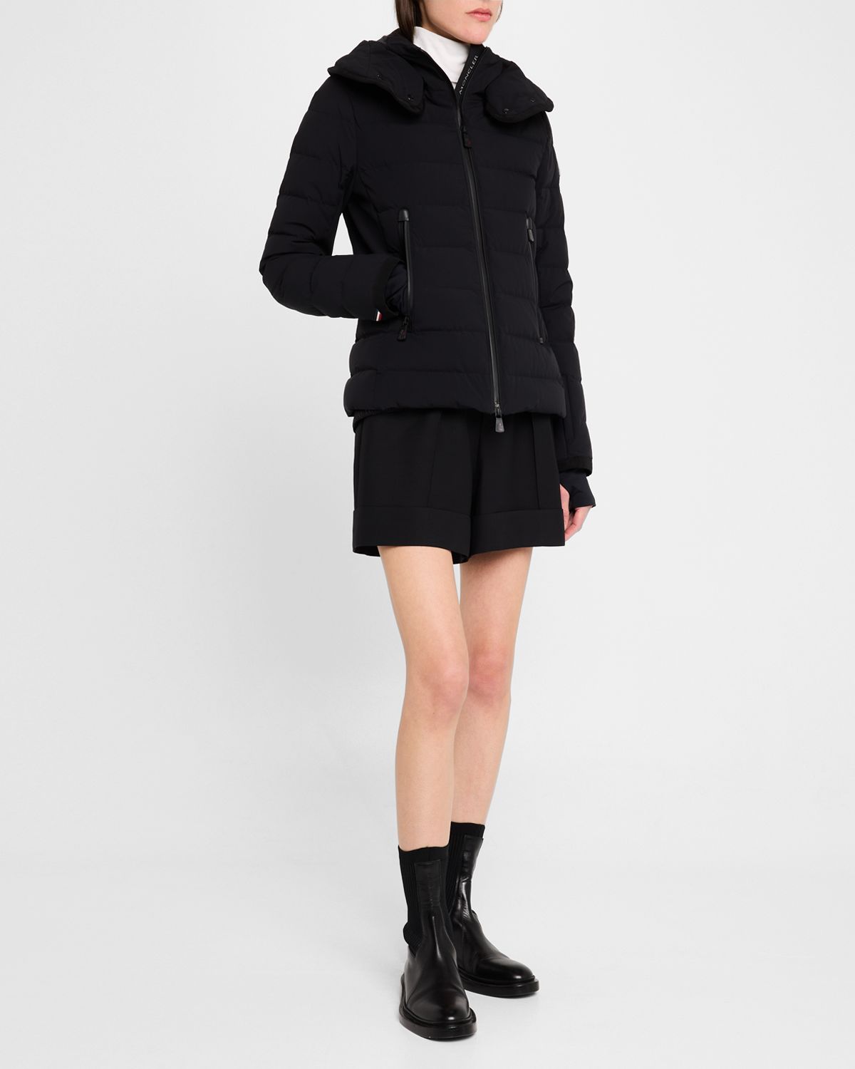 Moncler Grenoble Lamoura Hooded Down Ski Jacket