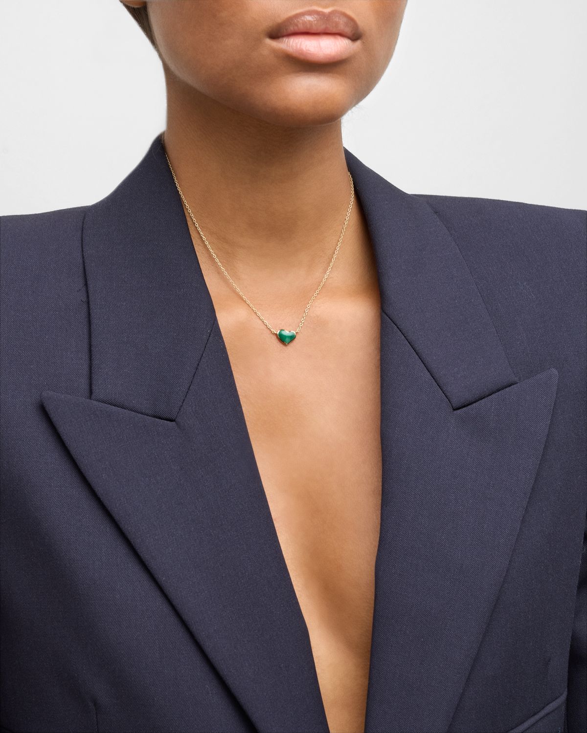 Jan Leslie Single Heart Pendant Necklace