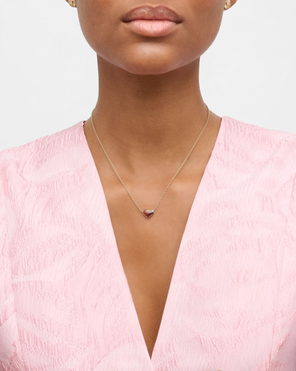 Jan Leslie Single Heart Pendant Necklace