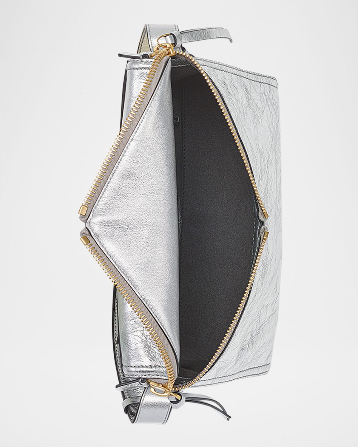 MCM 3D Diamant Metallic Leather Shoulder Bag