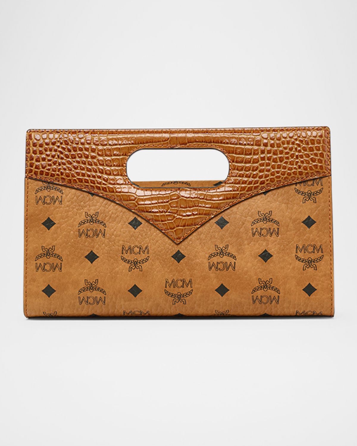 MCM Diamond Visetos Monogram Crossbody Bag