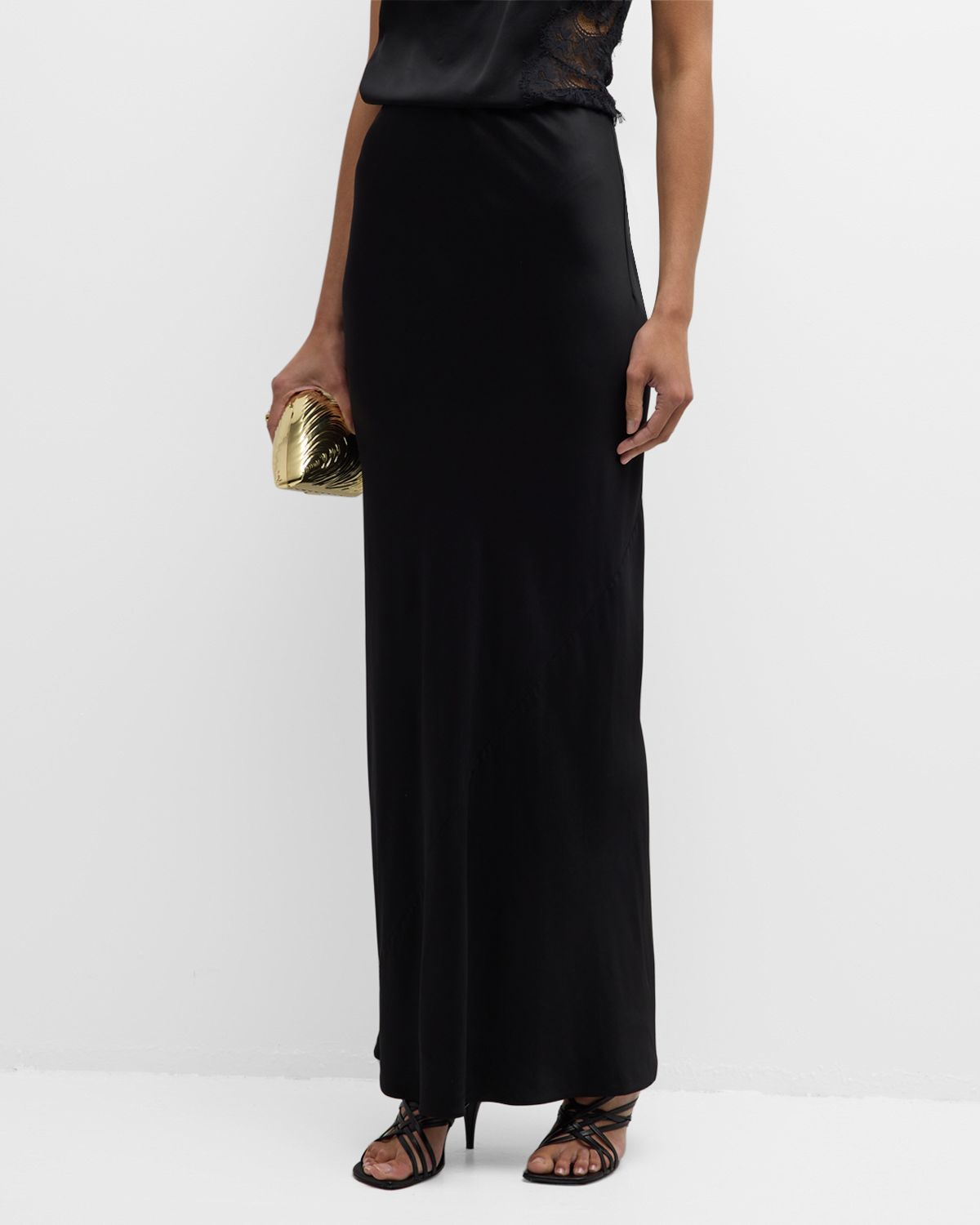 A.L.C. Greta Satin Maxi Skirt