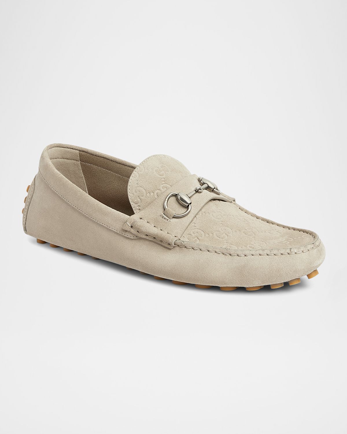 Gucci Men 's Byorn sima Suede Bit Loafers