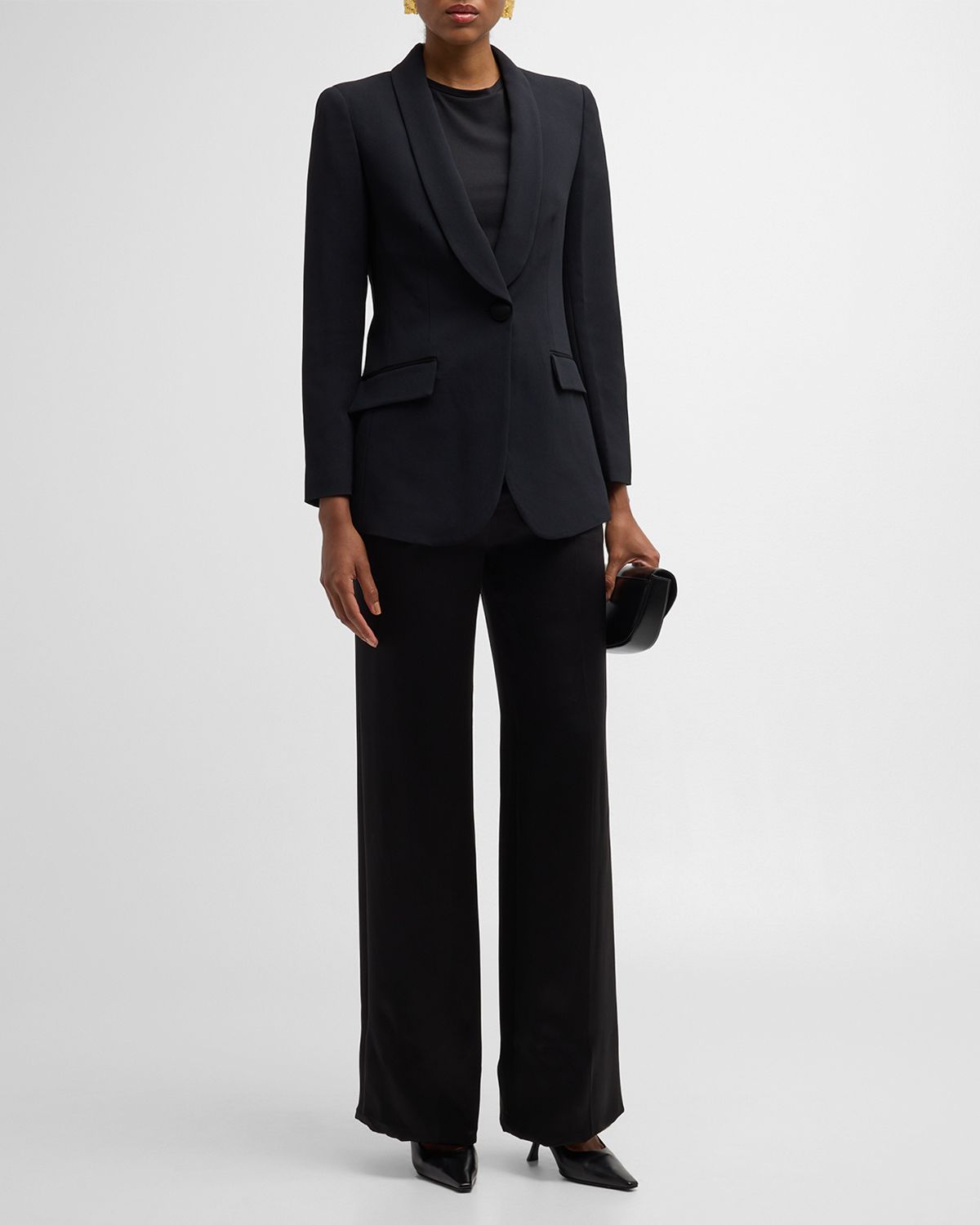 Emporio Armani Essentials One-Button Blazer Jacket