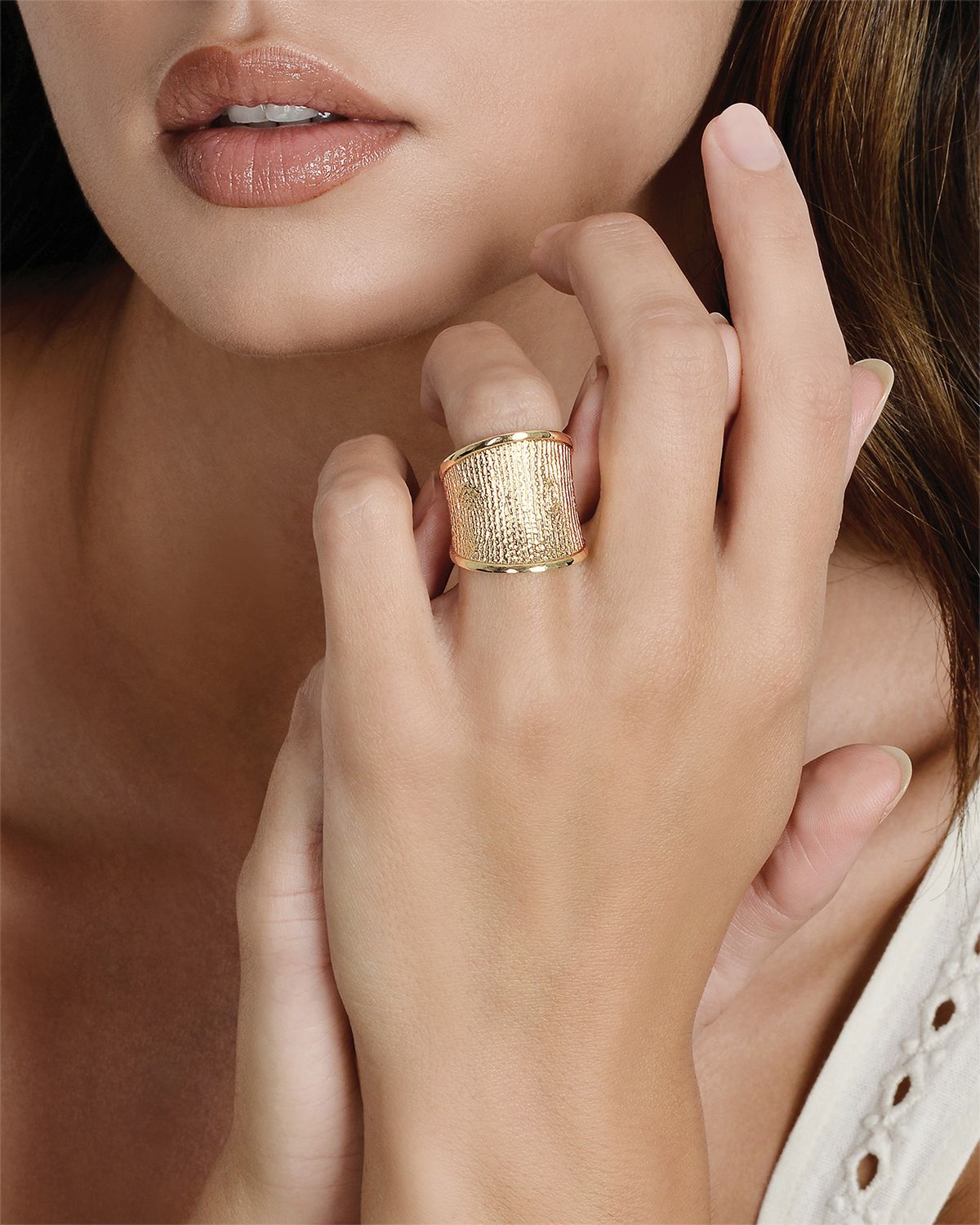 Anabel Aram Jewelry Enchanted Forest Bark Ring