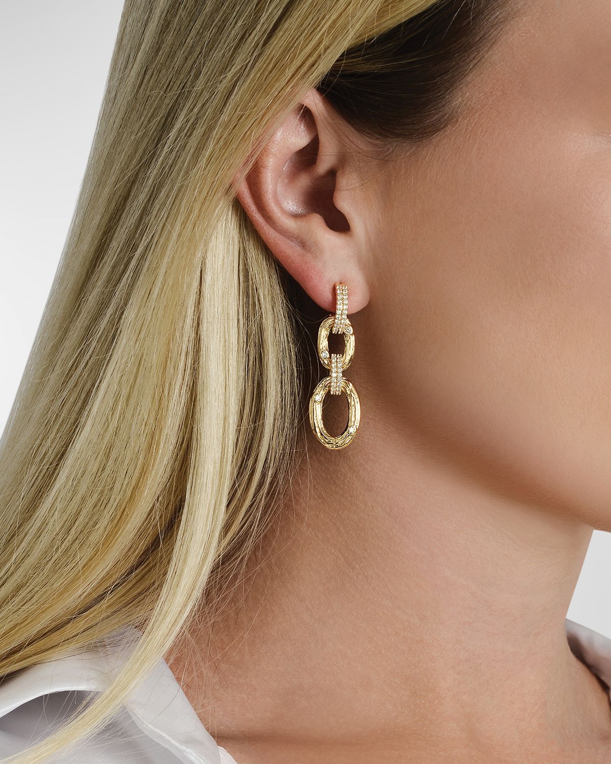 Anabel Aram Jewelry Enchanted Forest Chain Earrings