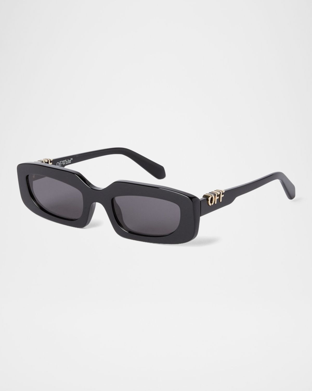 Off-White Men 's Renton Acetate Rectangle Sunglasses
