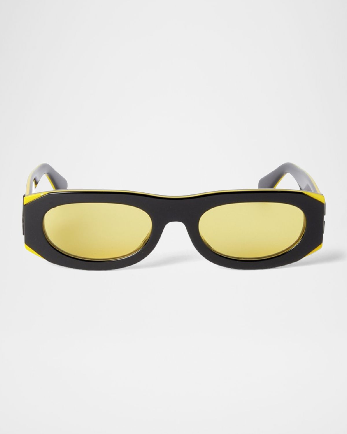 Off-White Men 's Orlando Acetate Oval Sunglasses