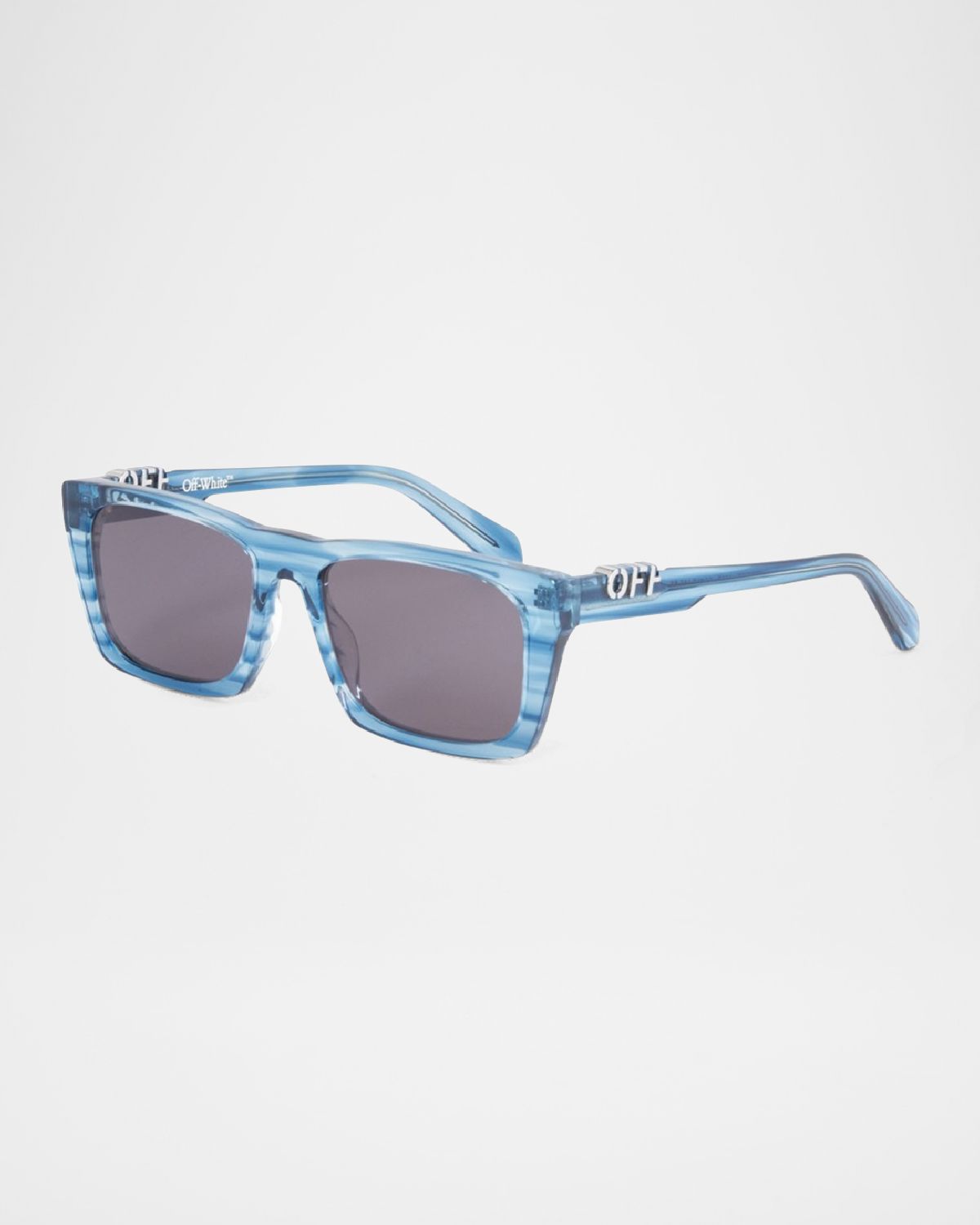 Off-White Men 's Albany Acetate Rectangle Sunglasses
