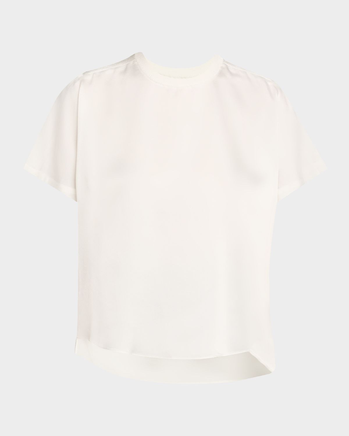 SIMKHAI Addy Short-Sleeve Knit T-Shirt