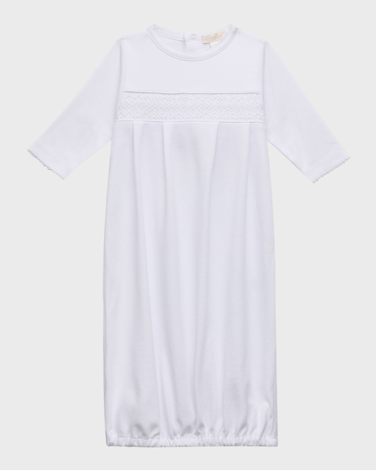 Kissy Kissy Girl 's Charmed Hand Smocked Sleep Sack, Size Premie-S | Thumbnail 4 Kissy Kissy Girl 's Charmed Hand Smocked Sleep Sack, Size Premie-S | Thumbnail 4