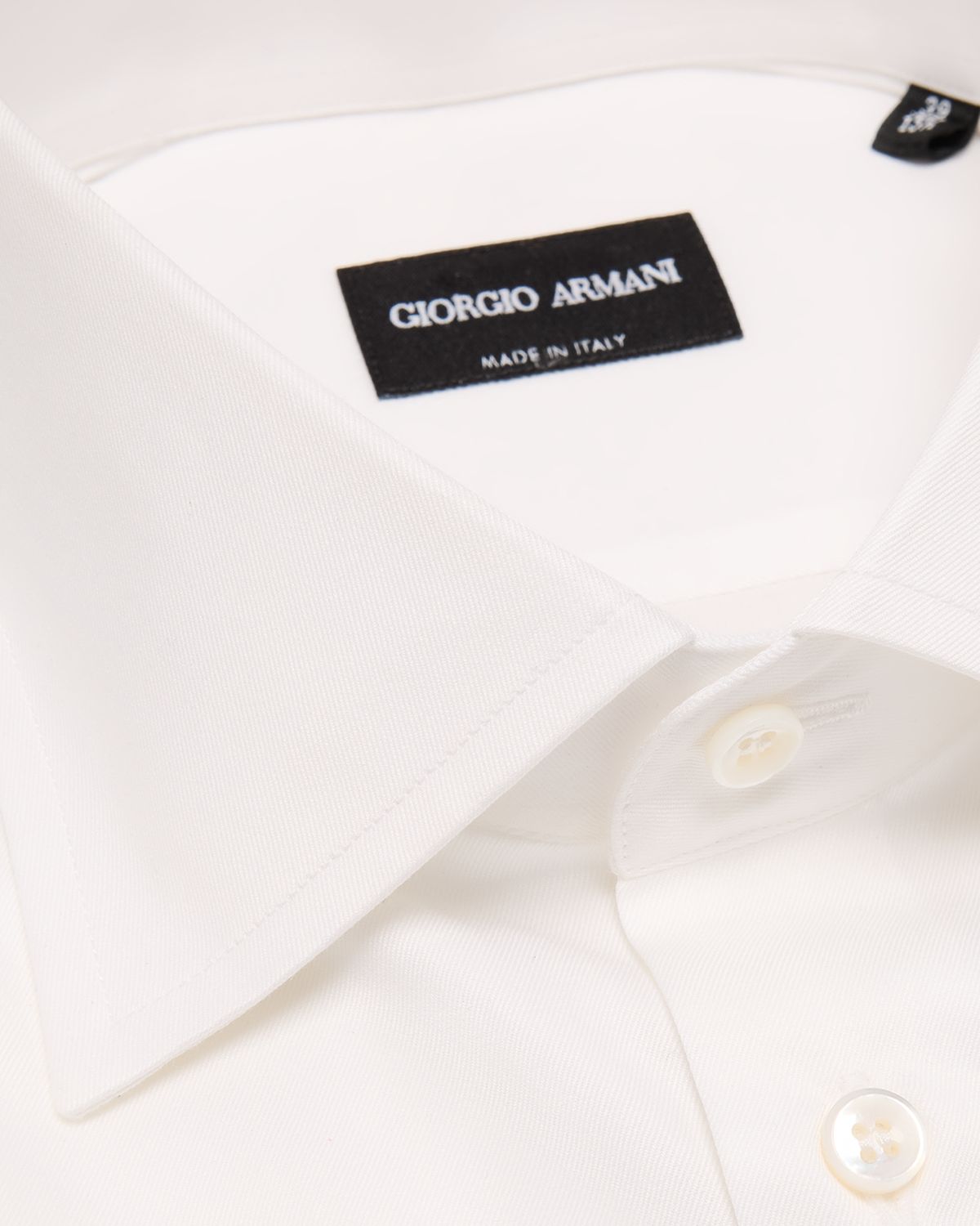 Giorgio Armani Men 's Solid Cotton Dress Shirt