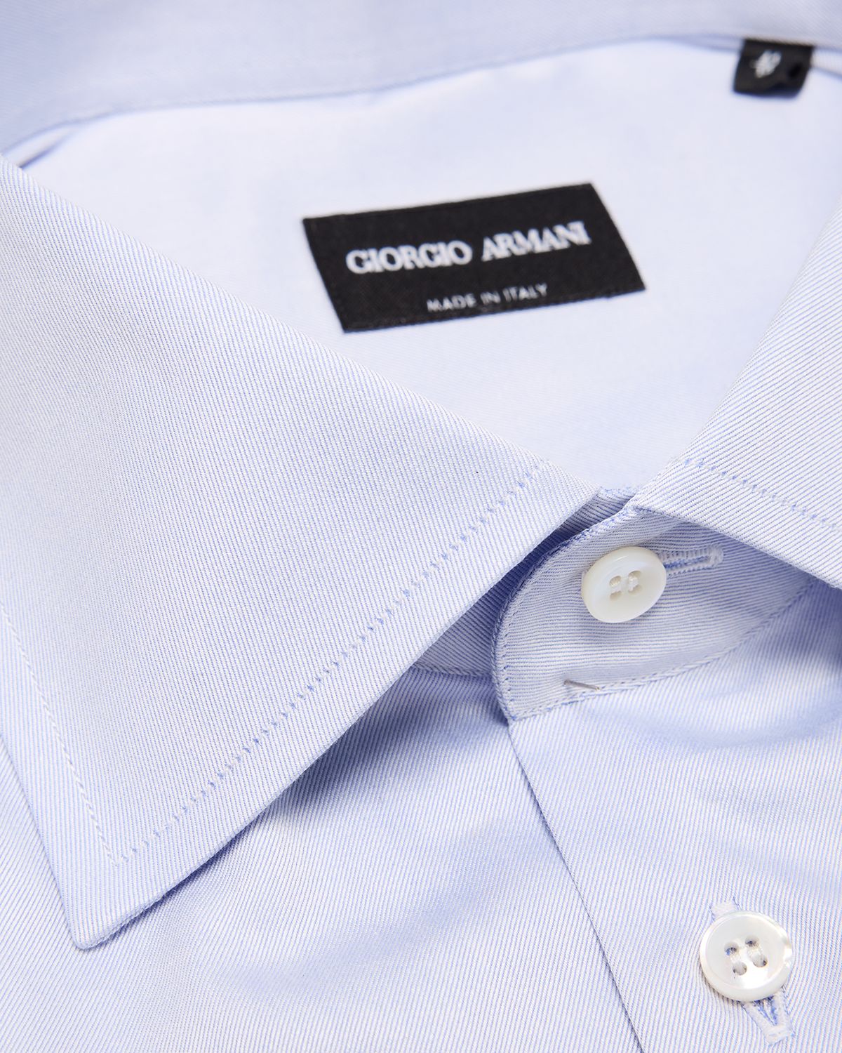 Giorgio Armani Men 's Solid Cotton Dress Shirt