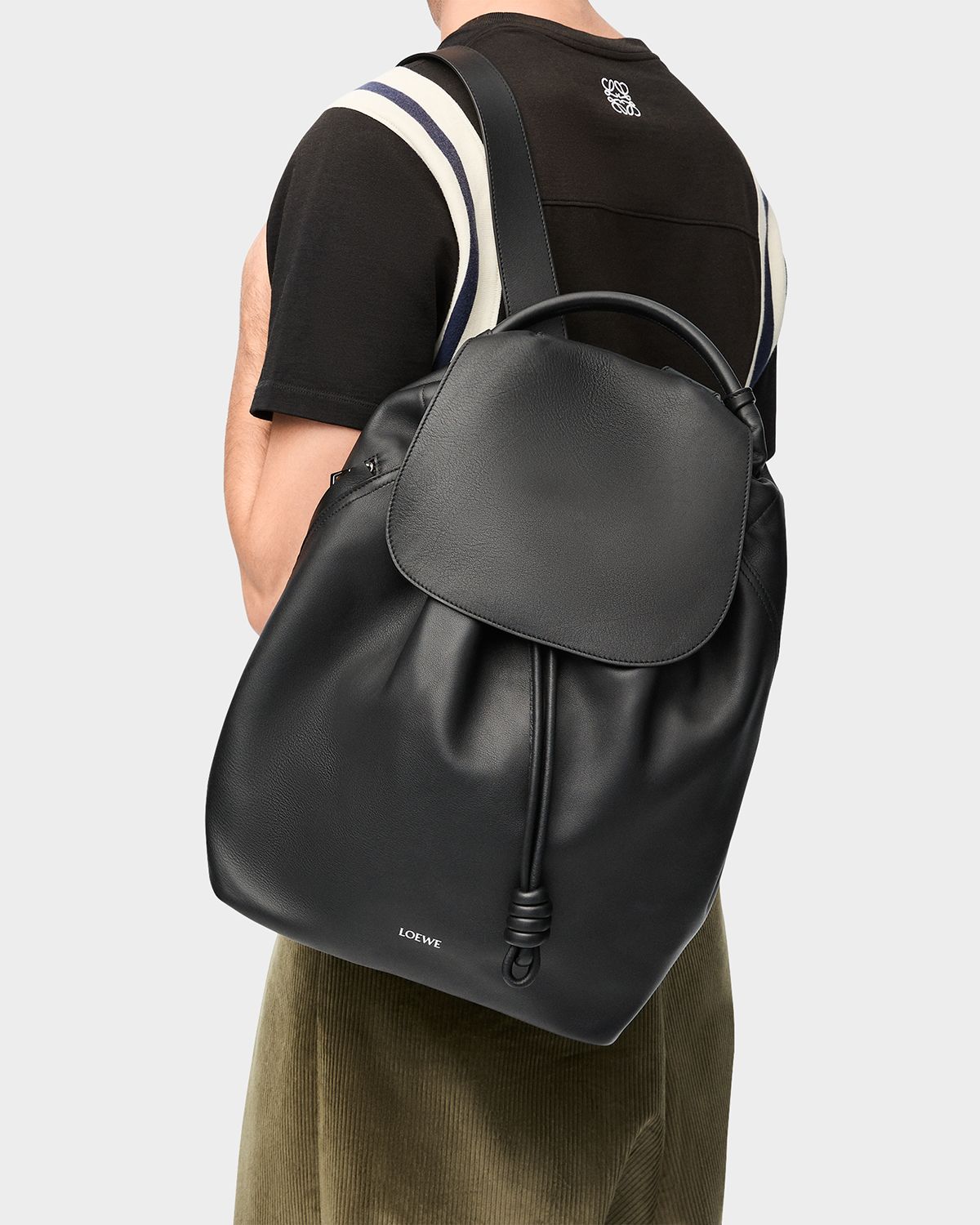 Loewe Men 's Flamenco Suede Backpack