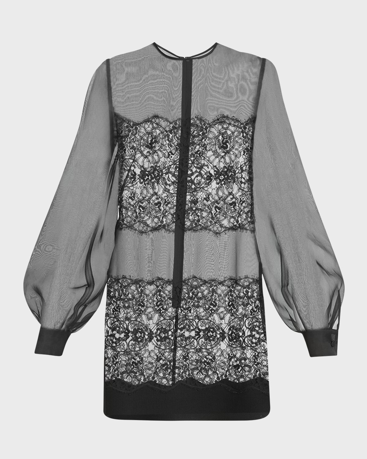 Dolce & Gabbana Organza Lace Mini Dress