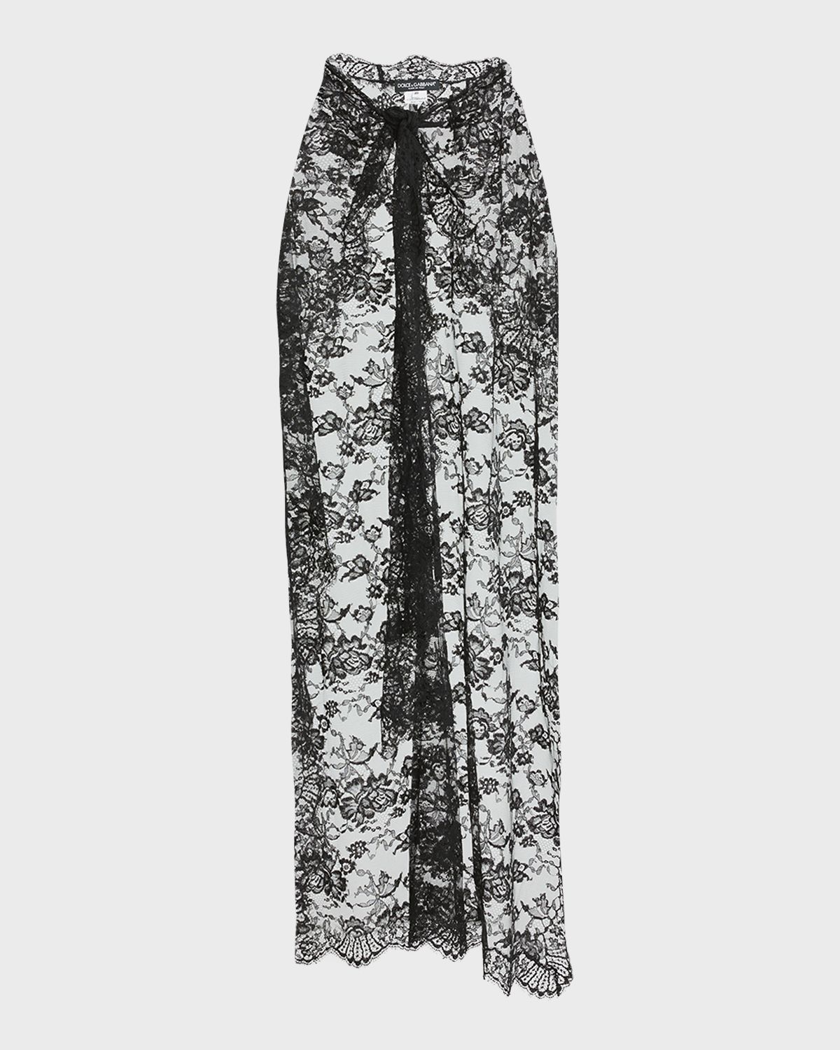 Dolce & Gabbana Chantilly Lace Scallop Maxi Skirt | Thumbnail 8 Dolce & Gabbana Chantilly Lace Scallop Maxi Skirt | Thumbnail 8