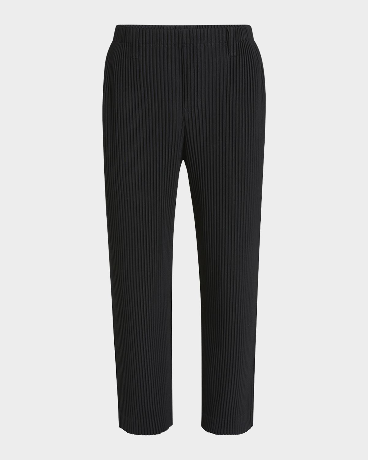 Homme Plisse Issey Miyake Men 's Pleated Straight-Leg Pants