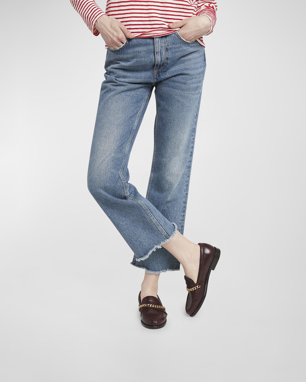 Golden Goose Jerry Chain Leather Penny Loafers