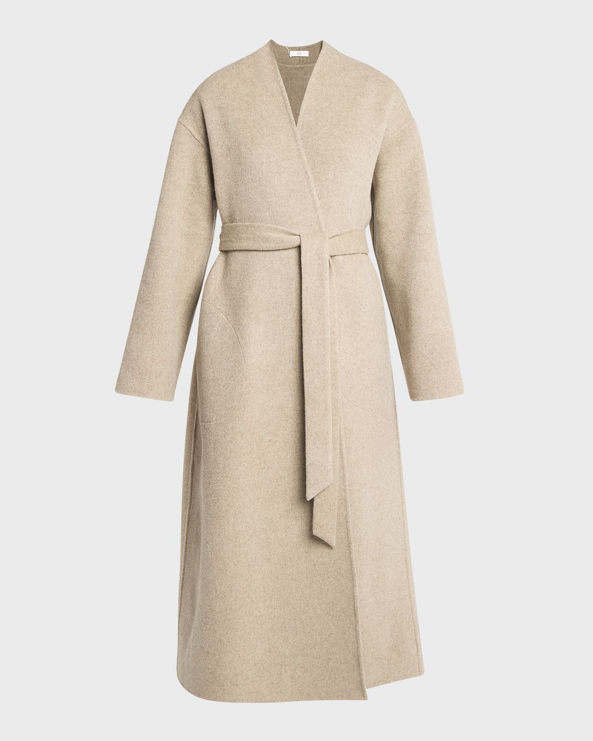 Co Double Wool-Cashmere Long Wrap at
