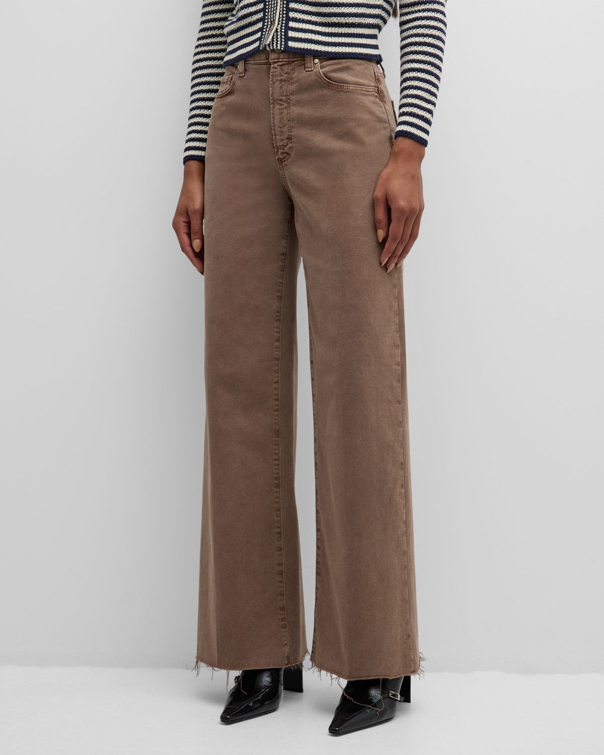 PAIGE Anessa Raw Hem Jeans