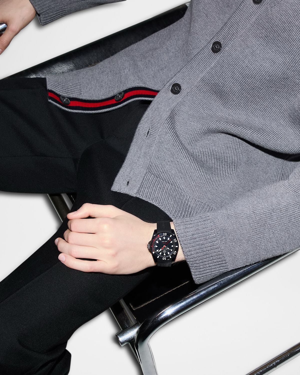 Gucci Dive Rubber-Strap Watch, 40mm