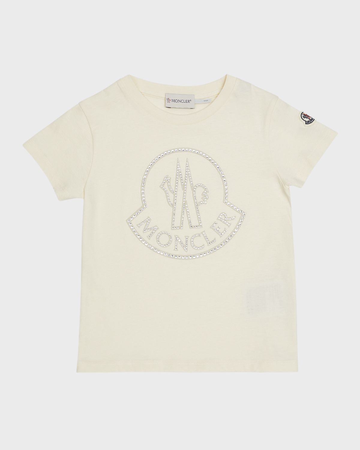 Moncler Girl 's Embellished Bell Logo T-Shirt | Thumbnail 4