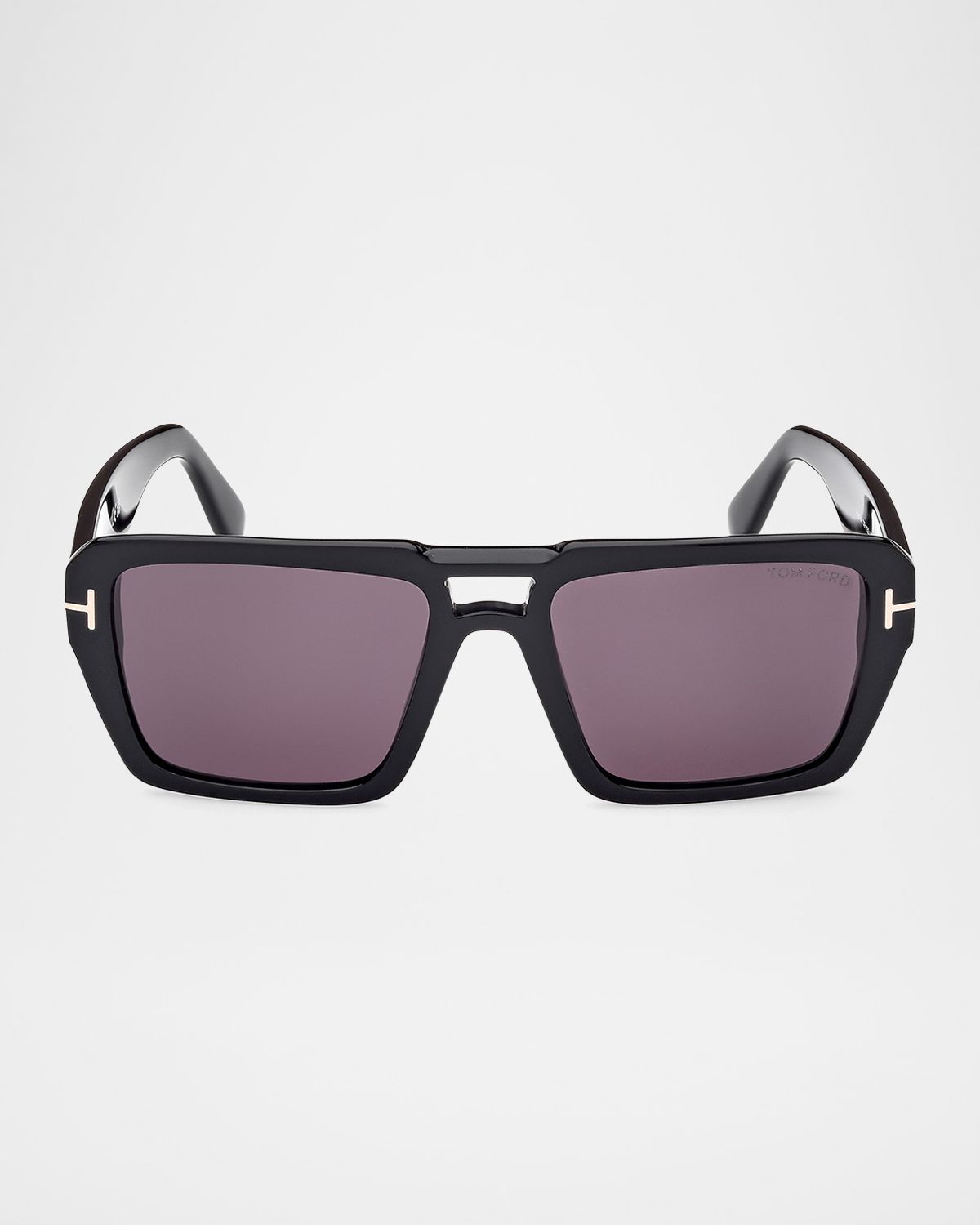 TOM FORD Men 's Redford Acetate Rectangle Sunglasses