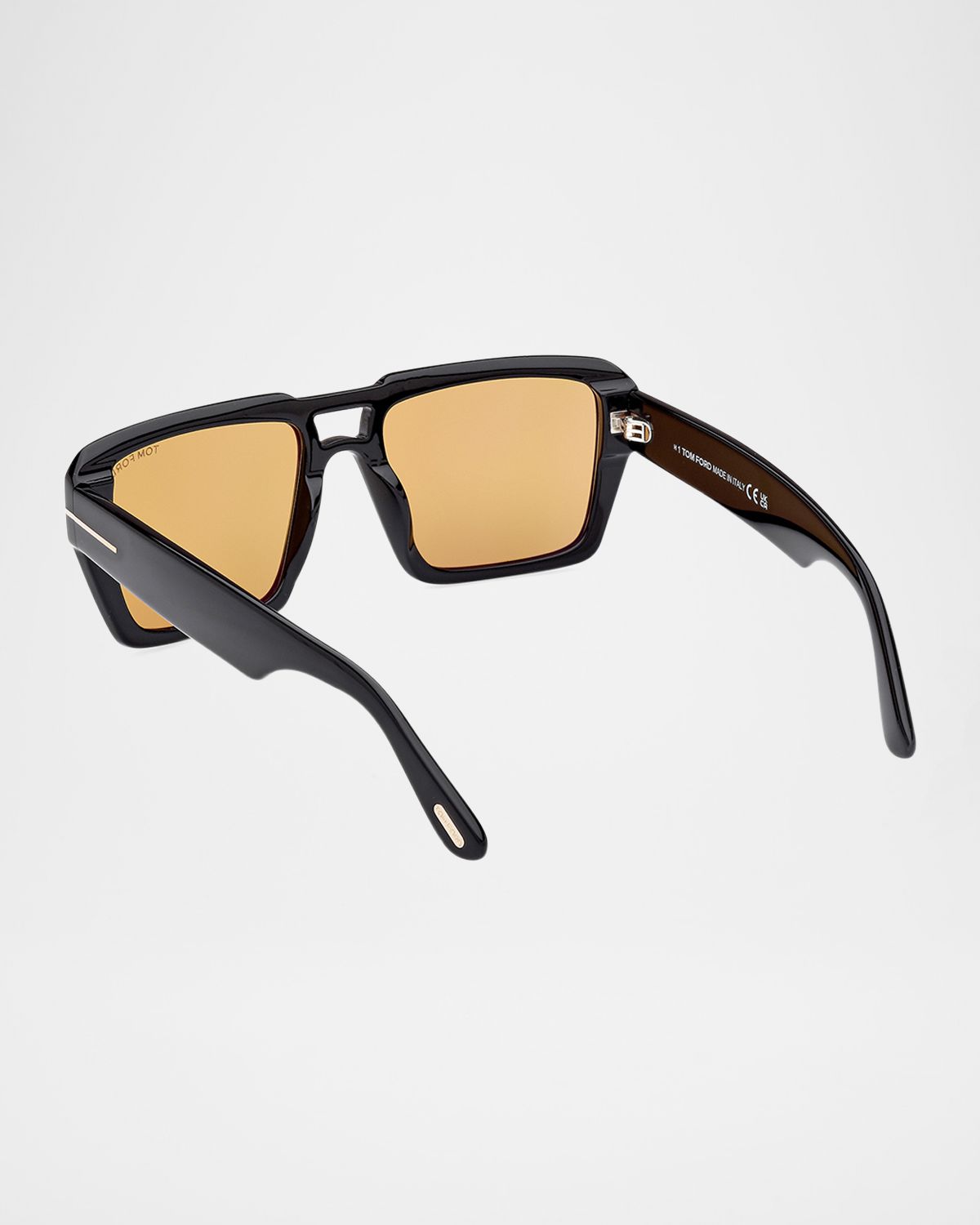 TOM FORD Men 's Redford Acetate Rectangle Sunglasses