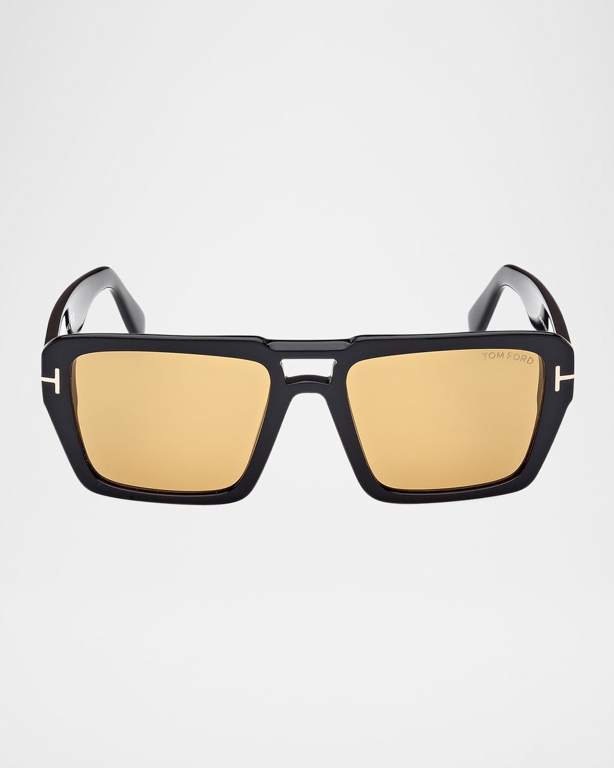 TOM FORD Men 's Redford Acetate Rectangle Sunglasses