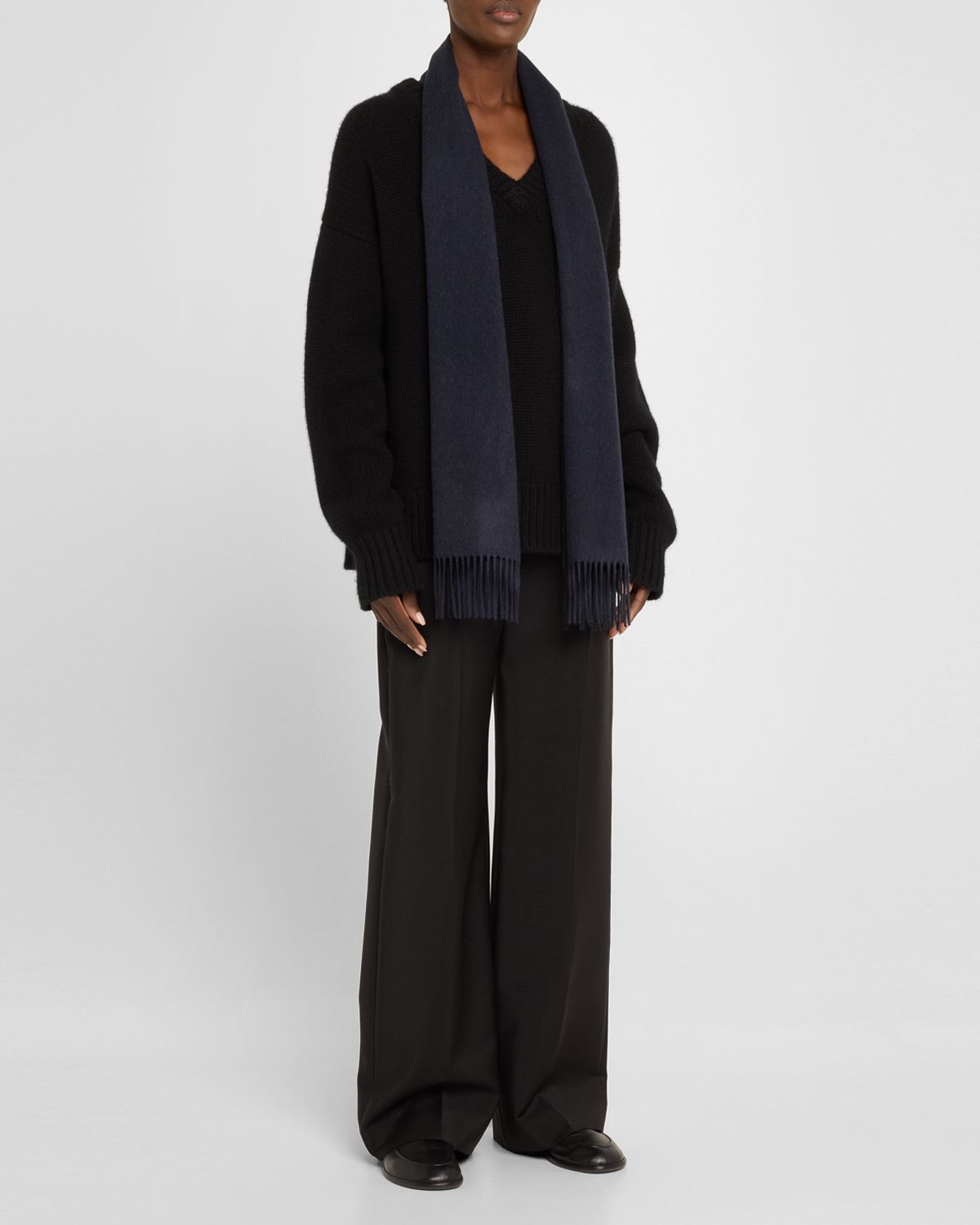 Loewe Fringed Cashmere Scarf