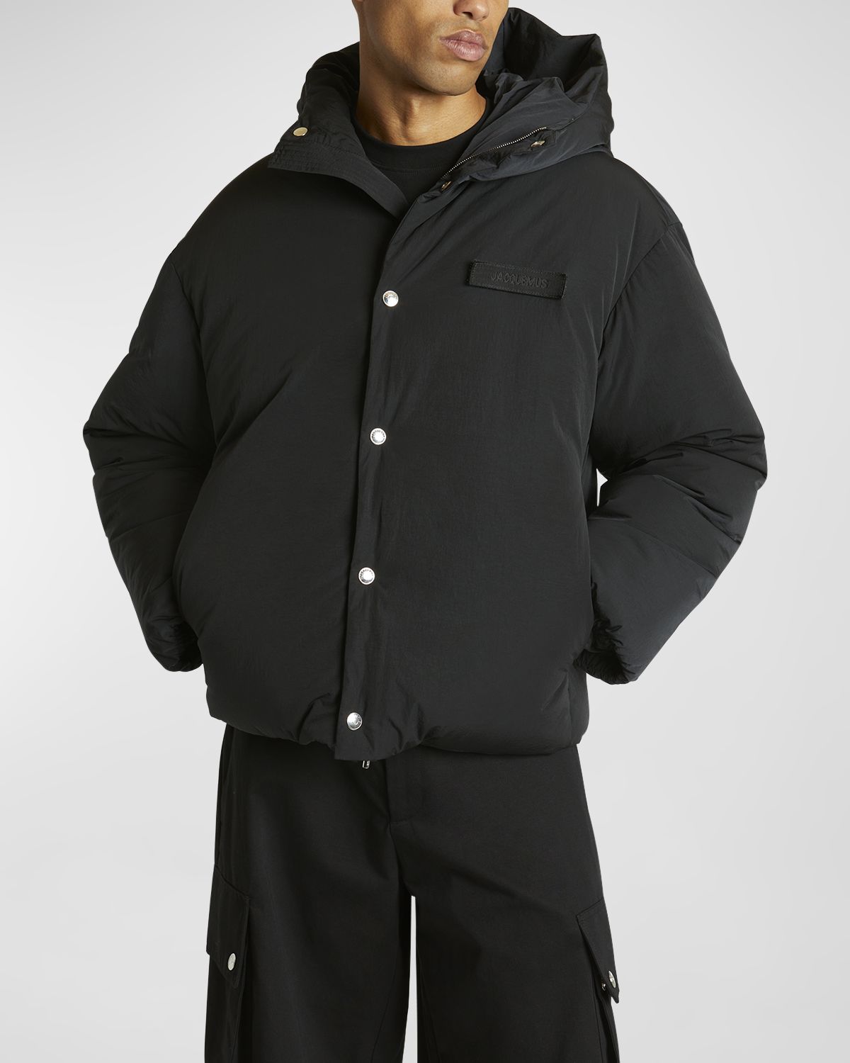 Jacquemus Men 's La Doudoune Hooded Puffer Jacket