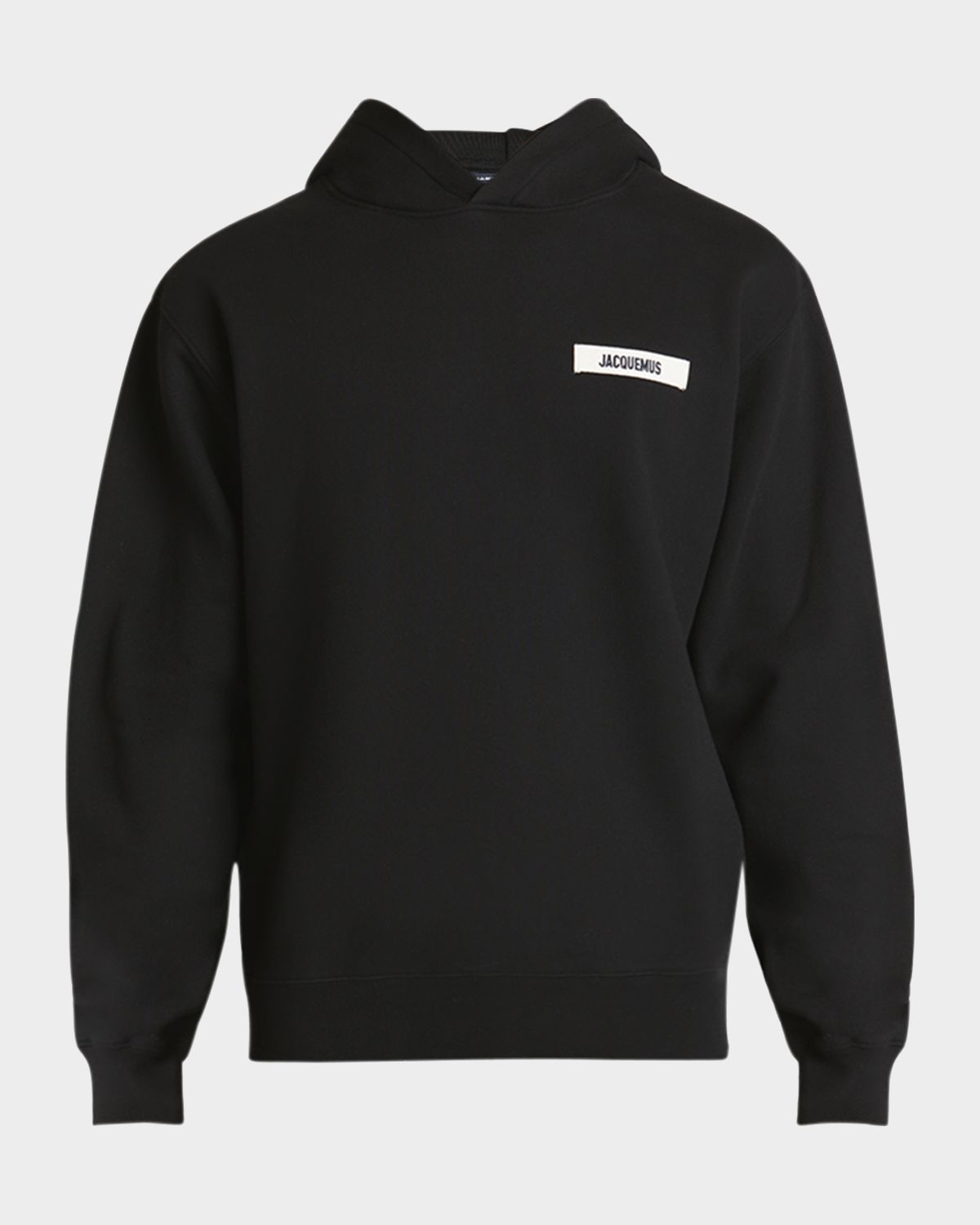 Jacquemus Men 's Grosgrain Logo Hoodie