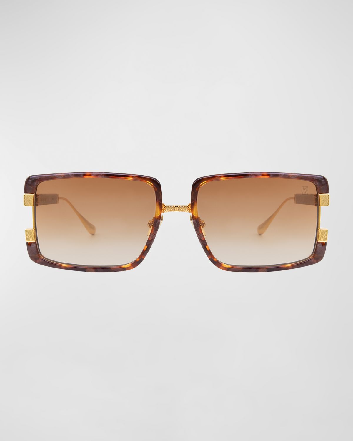 Anna-Karin Karlsson Too Handsome Mixed-Media Rectangle Sunglasses